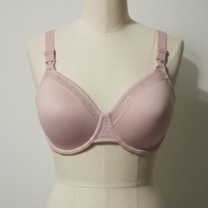 NWT Playtex Nursing Shaping Foam‎ Underwire Bra Peach 42 B/C Maternity Comfort